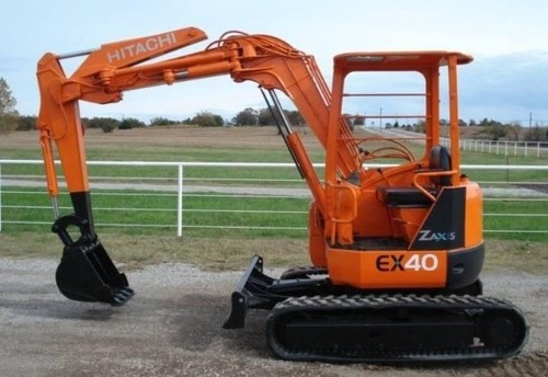 Product picture Hitachi Zaxis 30 35 40 45 Excavator Service Repair Workshop Manual DOWNLOAD