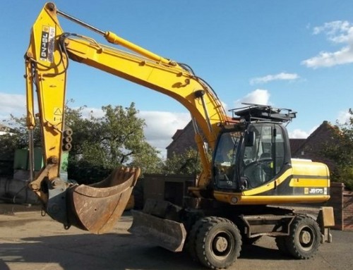 Product picture JCB JS130W JS145W JS160W JS175W Wheeled Excavator Service Repair Workshop Manual DOWNLOAD 