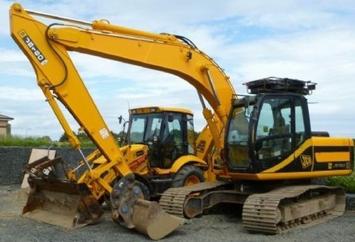 Product picture JCB JS130 JS160 Tracked Excavator Service Repair Workshop Manual DOWNLOAD 