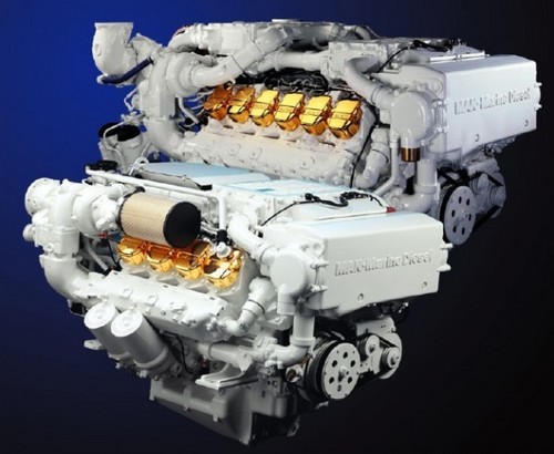 Product picture MAN Marine Diesel Engine V8-900 V10-1100 V12-1360 V12-1550 V12-1224 Service Repair Workshop Manual DOWNLOAD