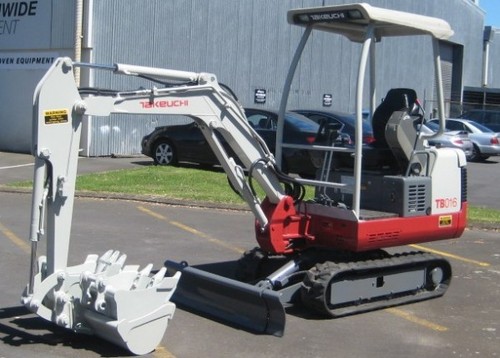 Product picture Takeuchi TB016 Compact Excavator Parts Manual DOWNLOAD (SN: 11610001 and up)