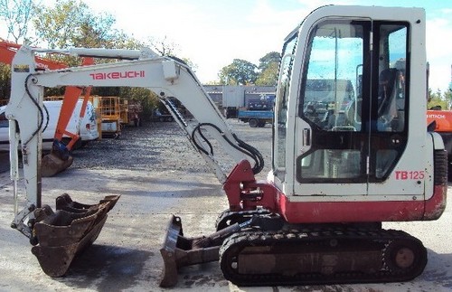 Product picture Takeuchi TB125 Compact Excavator Parts Manual DOWNLOAD (SN: 12510009 and up)