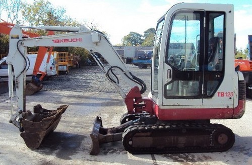 Product picture Takeuchi TB125 TB135 TB145 Compact Excavator Service Repair Workshop Manual DOWNLOAD