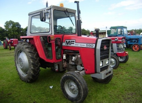 Product picture Massey Ferguson MF550 MF565 MF575 MF590 Tractors Service Repair Workshop Manual DOWNLOAD