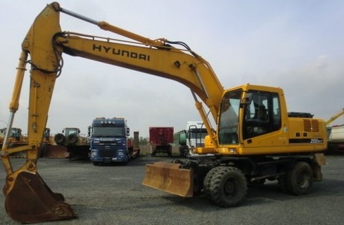Product picture Hyundai R200W-7A Wheel Excavator Service Repair Workshop Manual DOWNLOAD